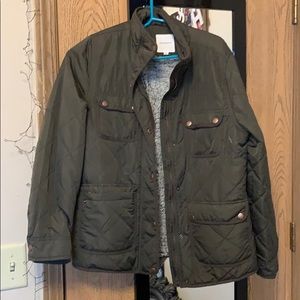 Army Green Puff Jacket!